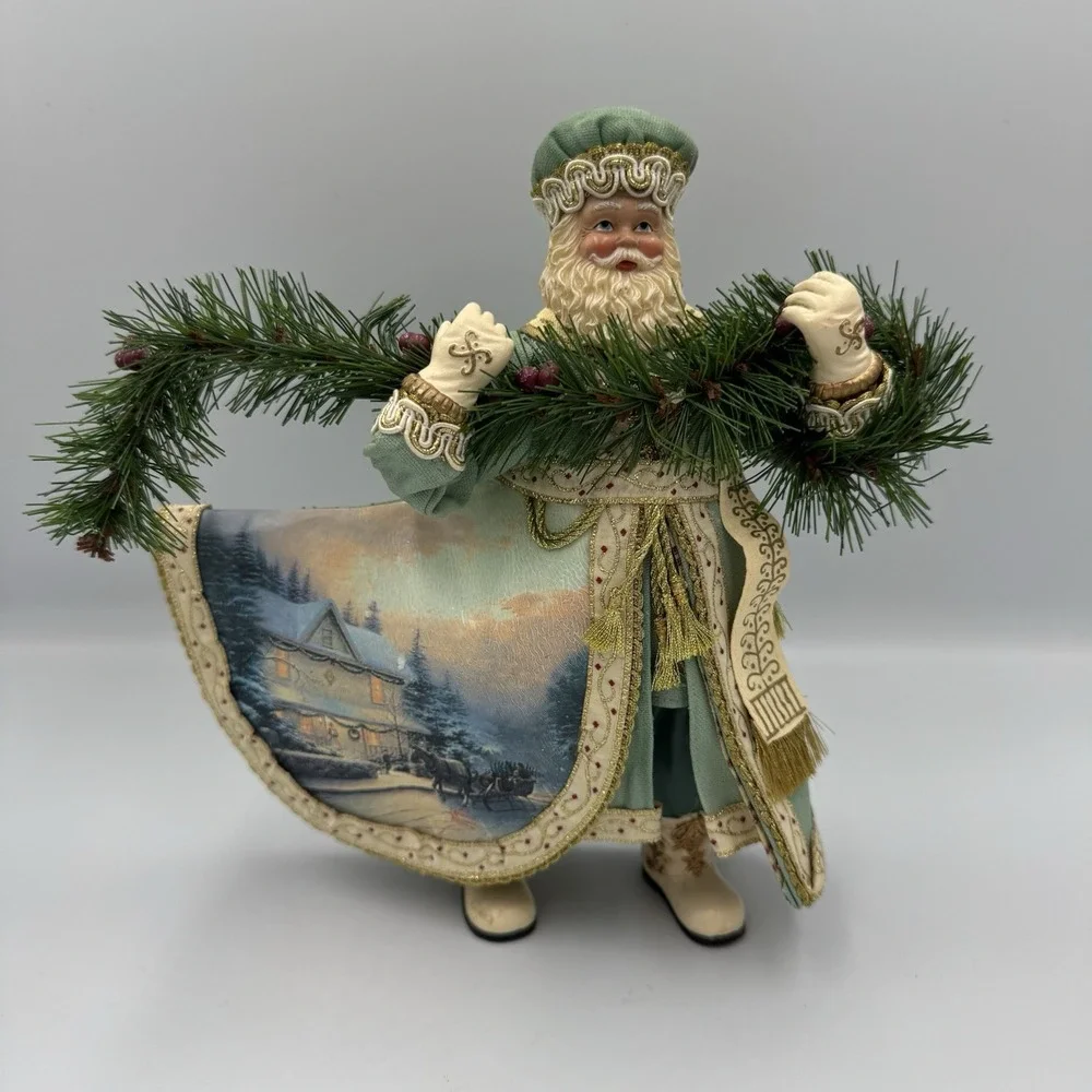 VINTAGE 2004 THOMAS KINKAID‎ OLD WORLD SANTA CLAUS FIGURINE 8